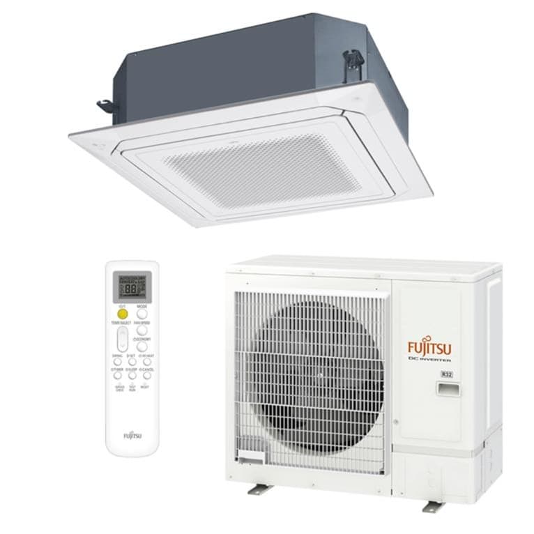 Ar Condicionado Inverter Fujitsu Cassete 31000 Btus Quente e Frio 220v R-32