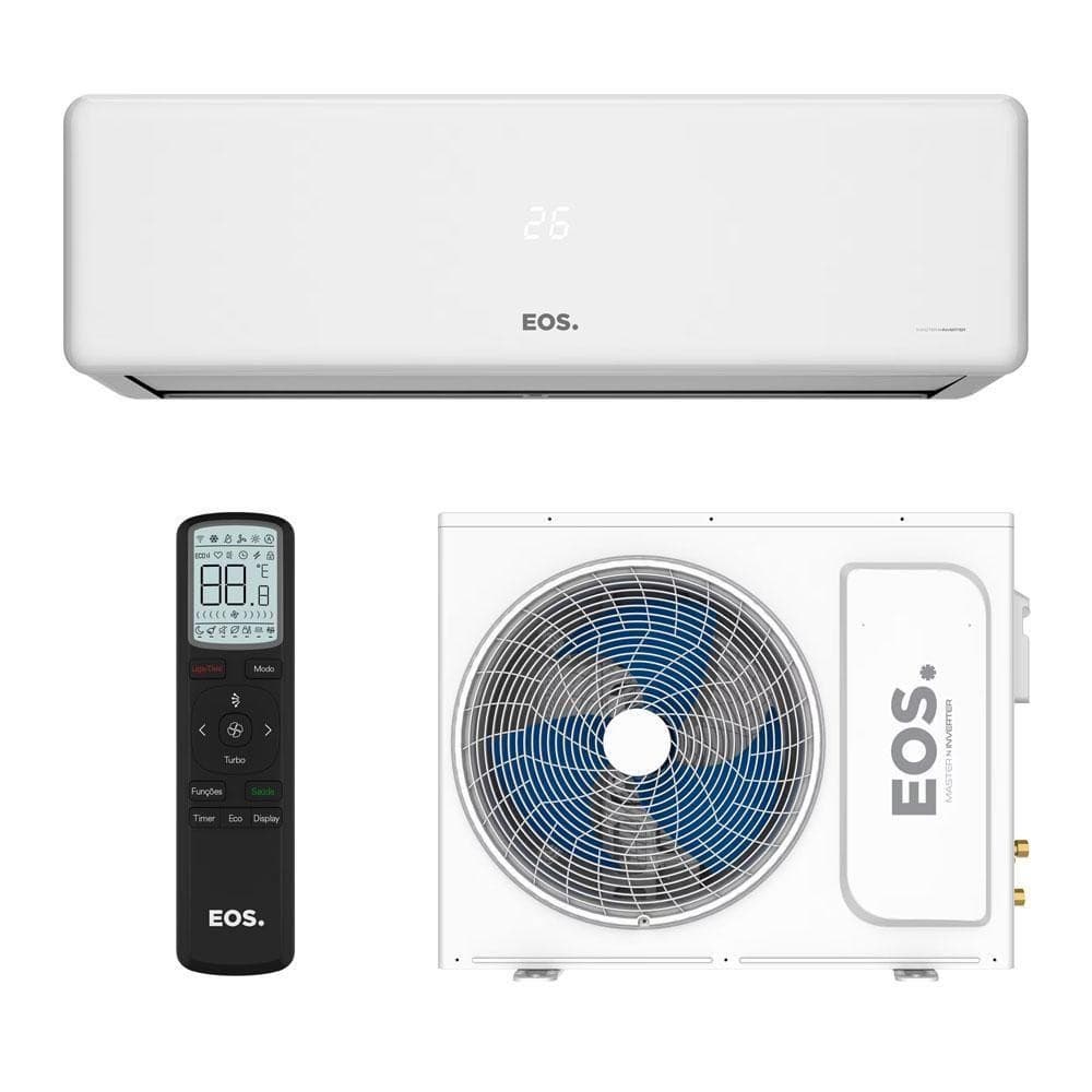 Ar-Condicionado Split 12.000 BTUs Master Inverter HW R32 Quente e Frio EASM12001IF - EOS 220V