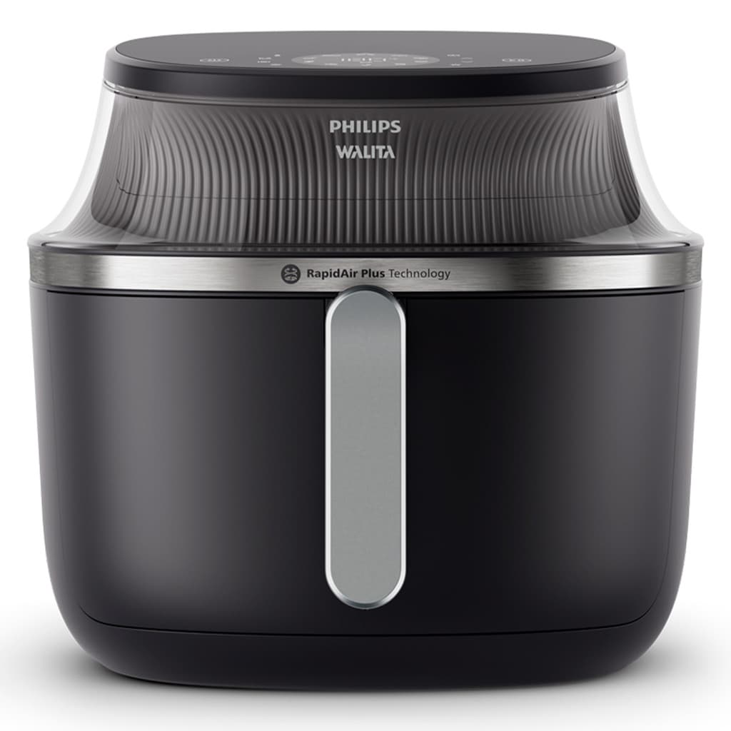 Fritadeira Elétrica Air fryer Philips Walita Série 3000 NA341 1800W 7,2L 220v Digital iluminação Interna com Visor
