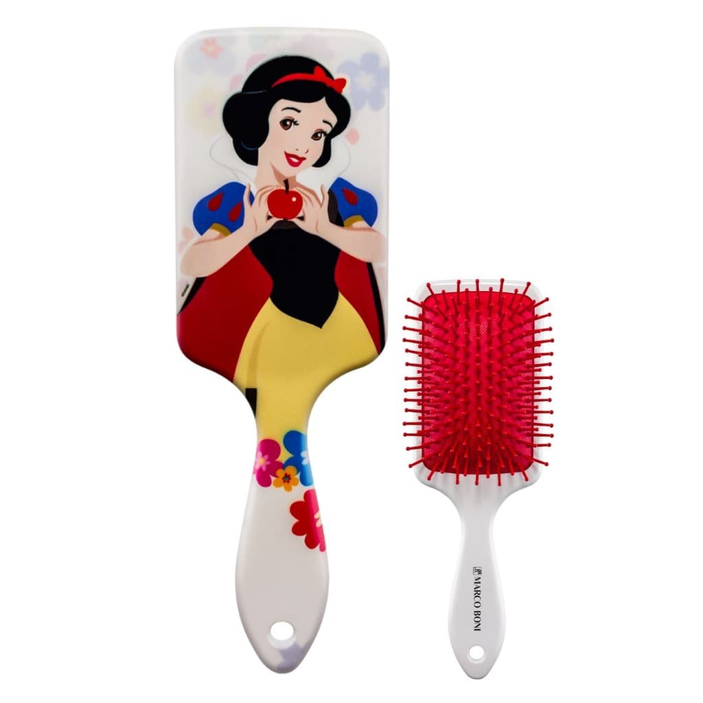 Escova De Cabelo Raquete Disney Branca De Neve Marco Boni