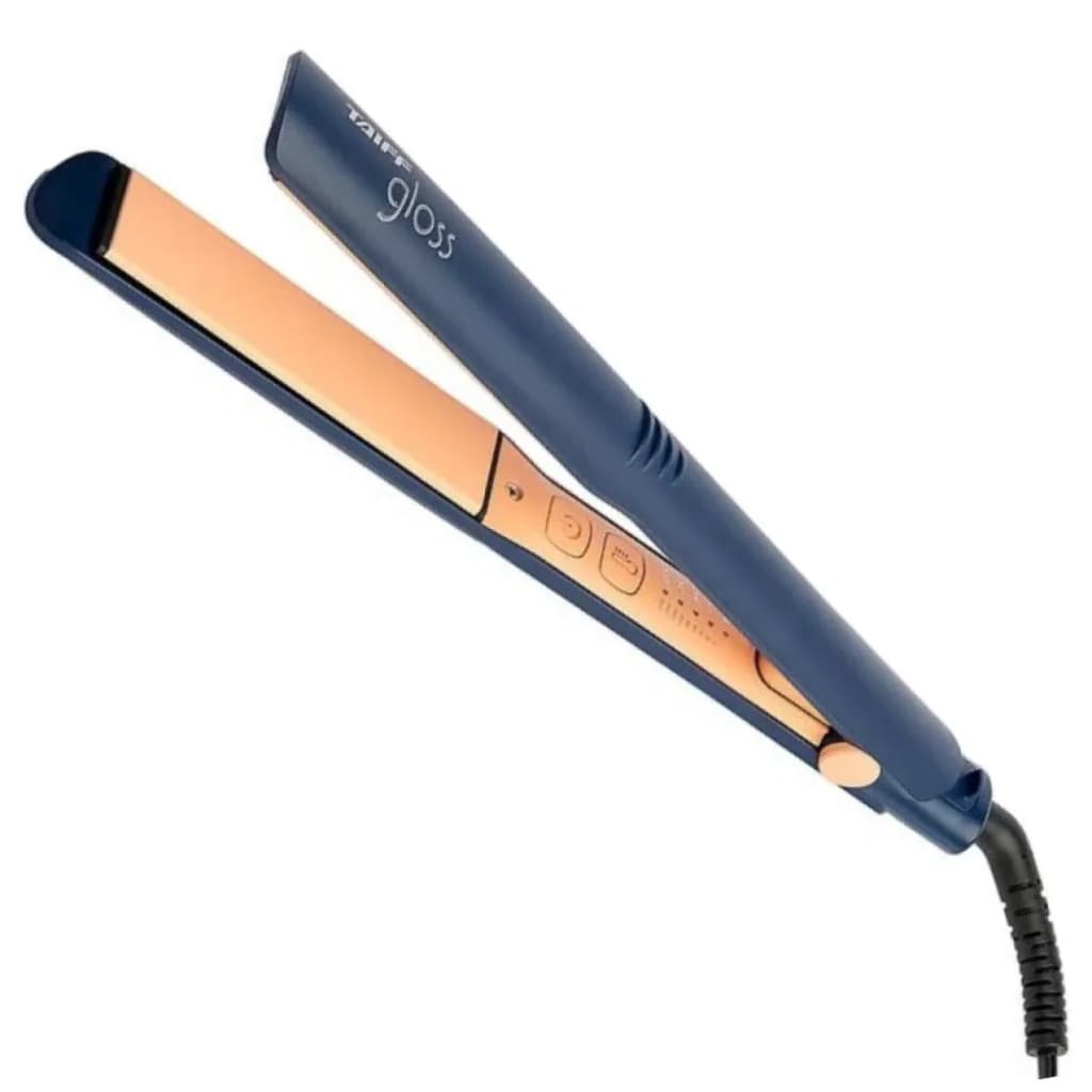 Chapa Chapinha de cabelo Taiff Gloss Blue Chapinha Led 150°c A 230°c Bivolt