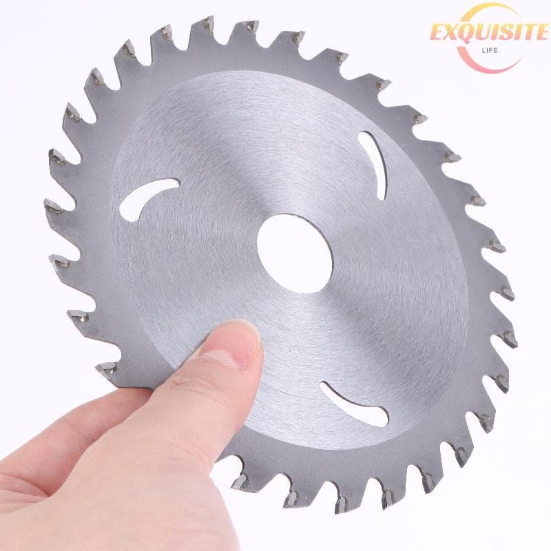 Lâmina de serra circular de carbono com 30 dentes, 20mm de espessura, furo de 5 polegadas, 125mm de diâmetro, cor prata metálica