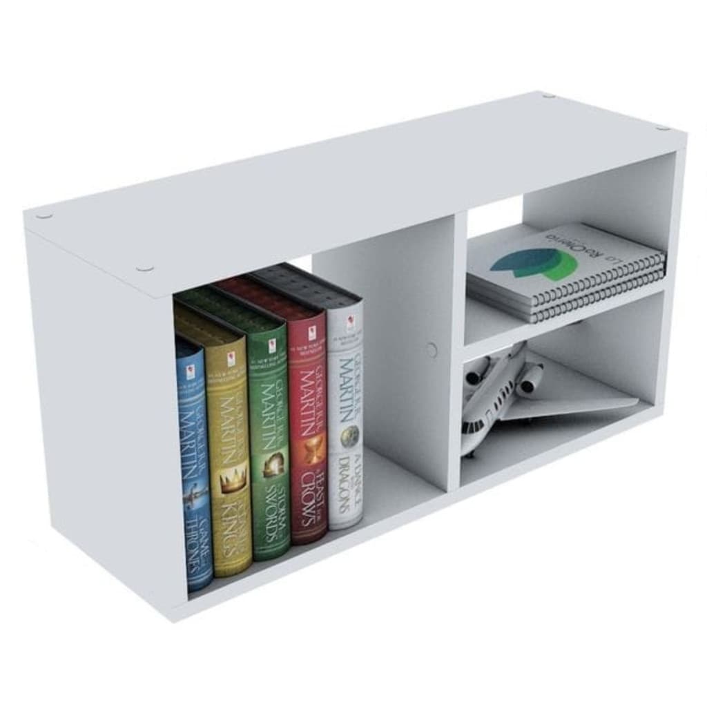 CUBO MDF PRATELEIRA 60CM DECORATIVO RESISTENTE VERSÁTIL ARMRIO ESTANTE ORGANIZADOR LIVRO MULTIFUNCIONAL