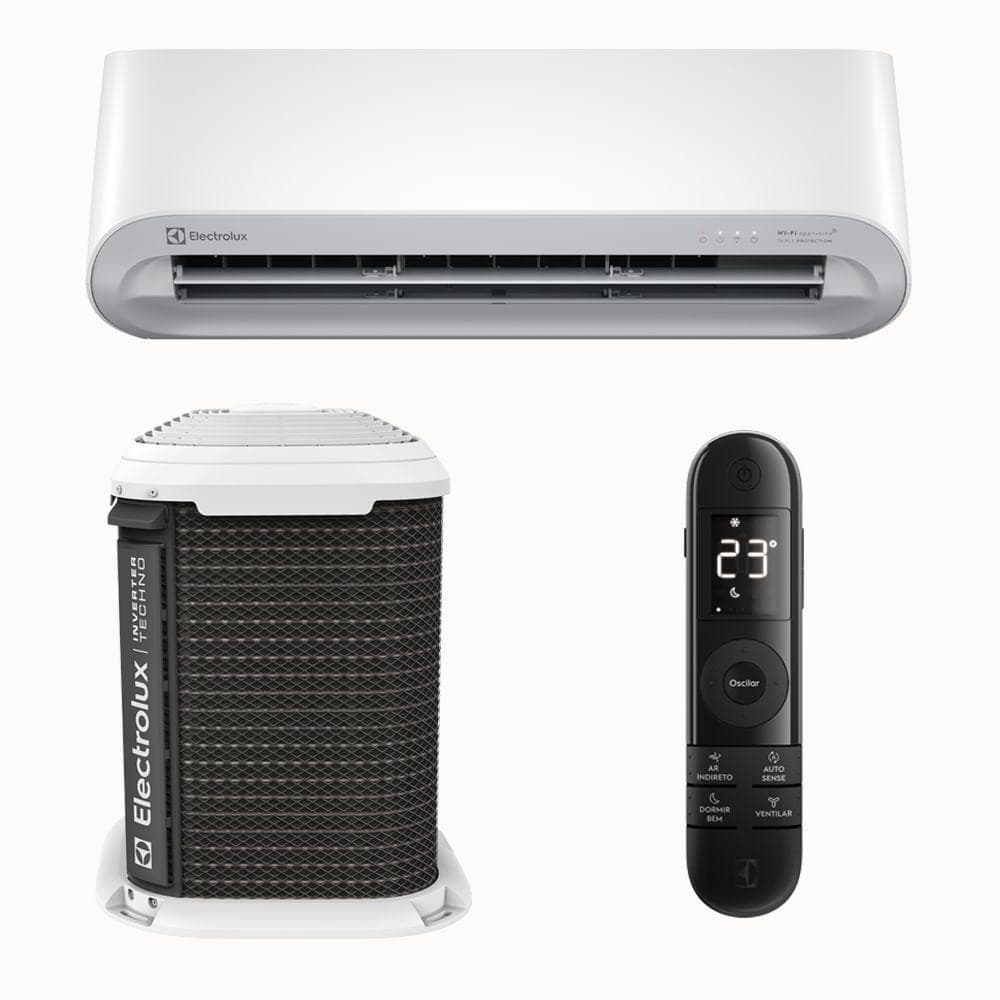 Ar Condicionado Split Hi Wall Electrolux Color Inverter 24.000 Btus Frio R-32 220V com controle remoto