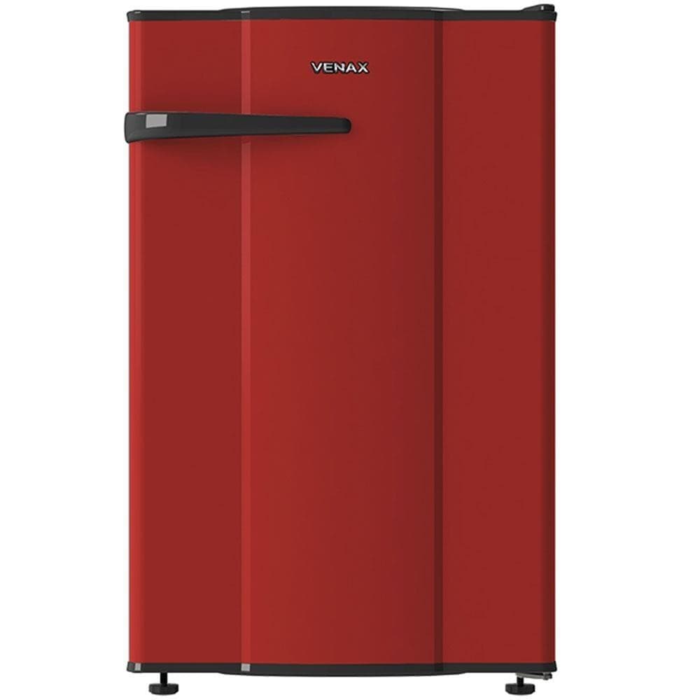 Frigobar Venax NGV 10 Vermelho 127V 7166 com porta e alça pretas