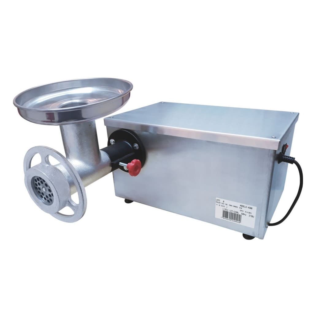 Moedor para carne industrial aço inoxidável Bigolar 4500 bivolt