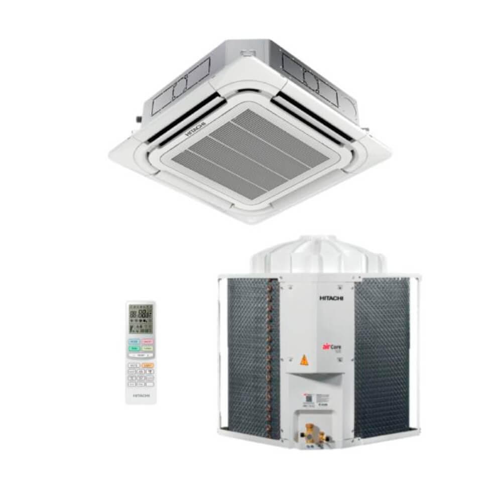 Ar Condicionado Split Cassete Hitachi Air Core 500 48000 BTUs Frio SCI48I5F 220V Trifásico