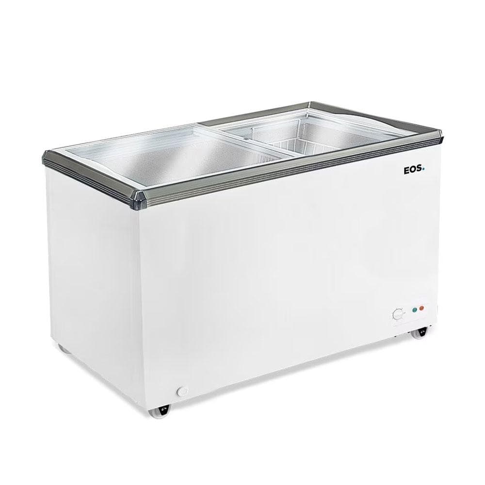 Freezer Conservador Expositor Horizontal Dupla Ação Tampa De Vidro Eco Gelo 247L EEH300XX 127V - EOS
