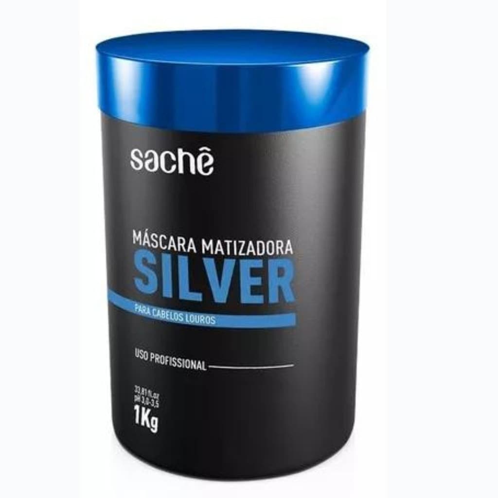 Máscara Matizadora Silver Sachê Professional 1 Kg Tratamento Silver Cor De Cabelo Loiros