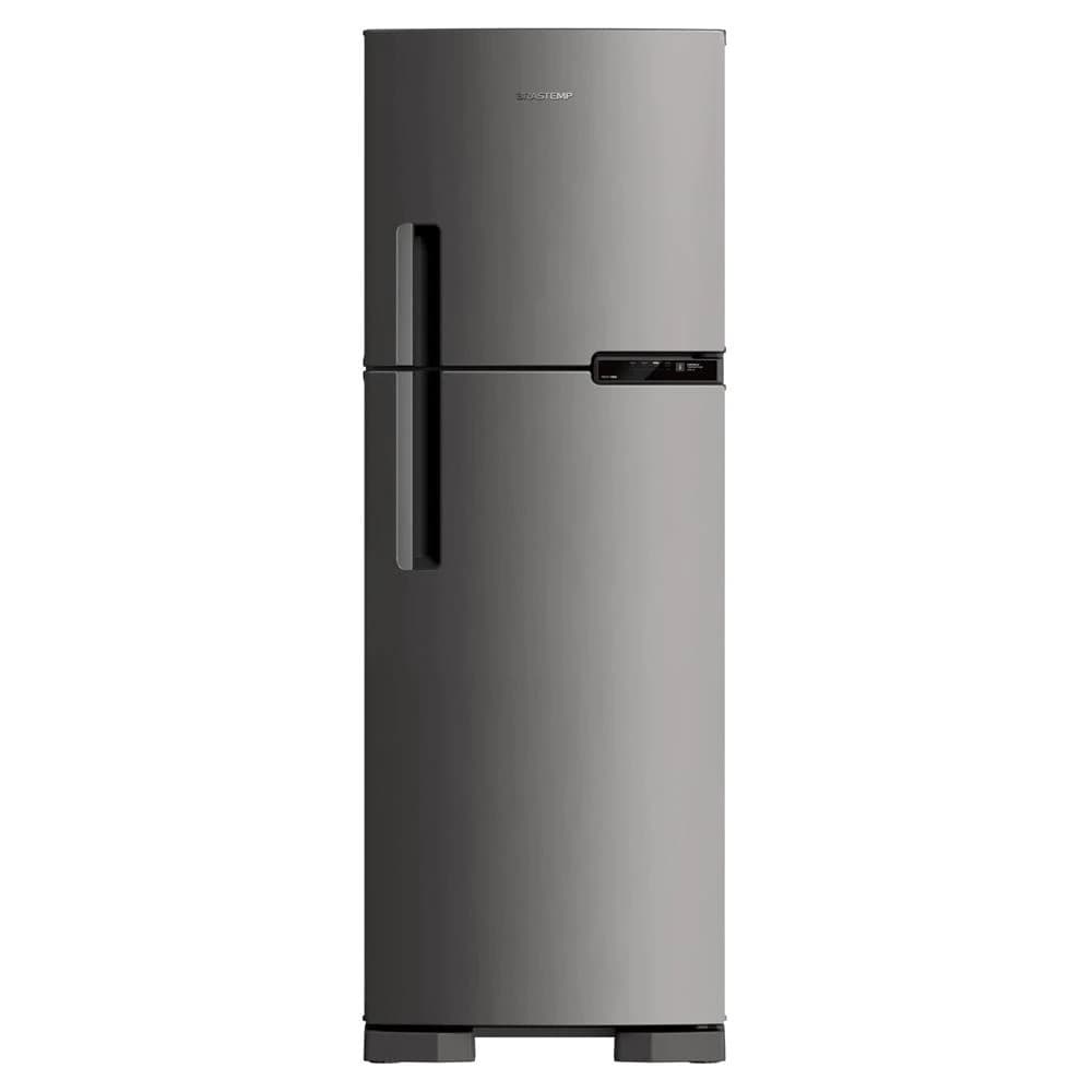 Refrigerador Brastemp Frost Free 375 Litros Duplex com Compartimento Extrafrio Inox BRM44HK-220Volts
