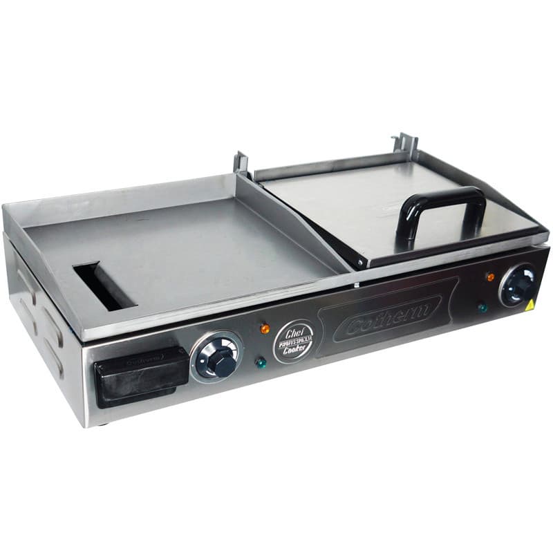 Chapa Elétrica para Lanches Cotherm Profissional com Prensa 70x30 2000W Inox