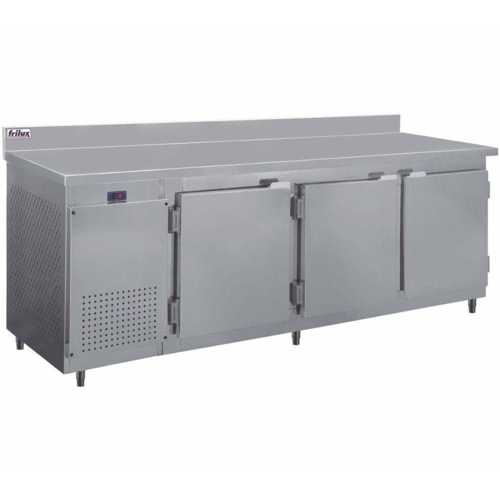 Balcão de Encosto 3 Portas RF042 Frilux Refrigerado Inox 220V