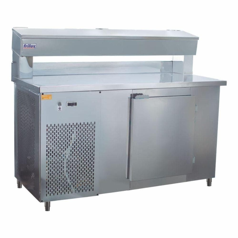 Balcão Condimentado 1 Porta Rf037 Frilux Balcão Refrigerado 355 Litros 110v