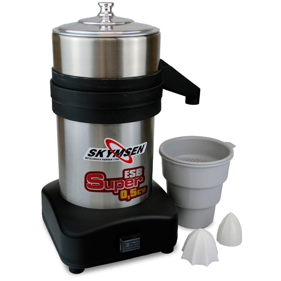 Extrator de Sucos Inox Skymsen Super-n 0,5 CV Bivolt com Acessórios