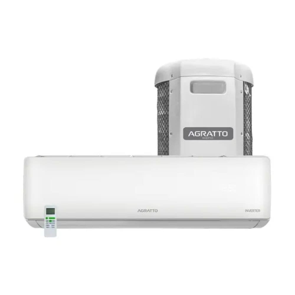 Ar Condicionado Split 24000 Frio Inverter Agratto branco com controle remoto