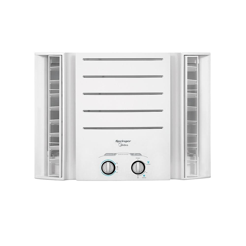 Ar Condicionado Janela Springer Midea 7500 BTUs Frio Branco QCK075BB 220V Economia e Conforto Rápido