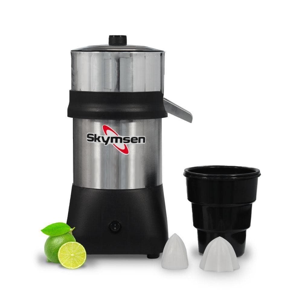 Extrator de sucos Ex-super Skymsen Bivolt - aço inoxidável e preto