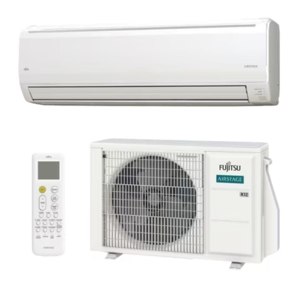 Ar condicionado inverter Fujitsu Premium 18000 Btus quente e frio com controle remoto
