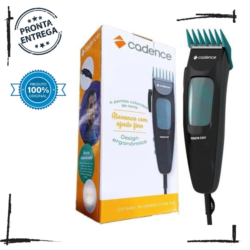 Maquina Maquininha De Cortar Cabelo Acabamento Aparador Pelo do Corpo Cadence 110V