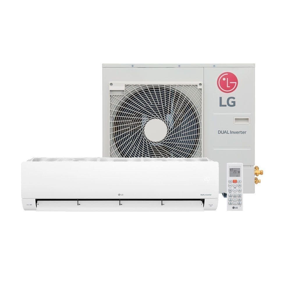Ar-condicionado LG DUAL Inverter Voice 36.000 BTU quente-frio 220V branco