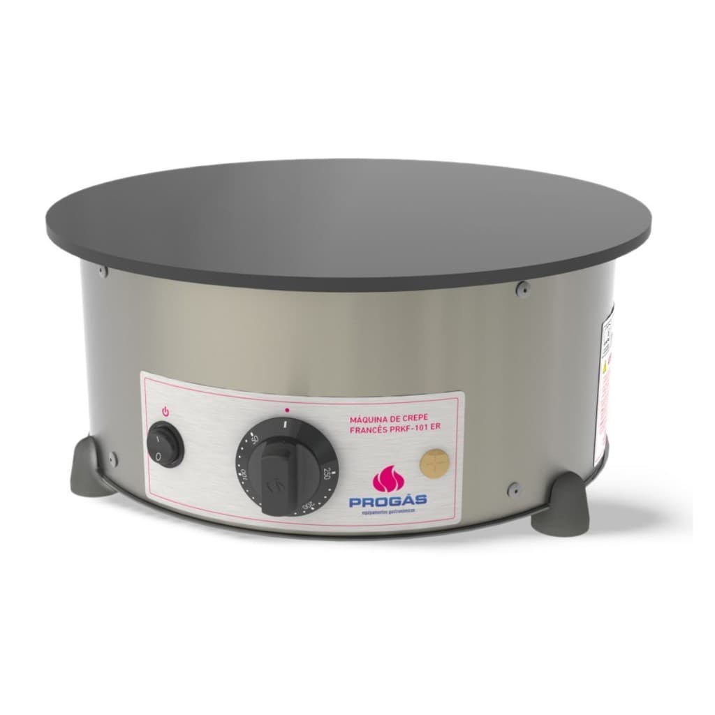 Chapa Crepe Frances Redonda Elétrica PRKF-101ER Progas 220V