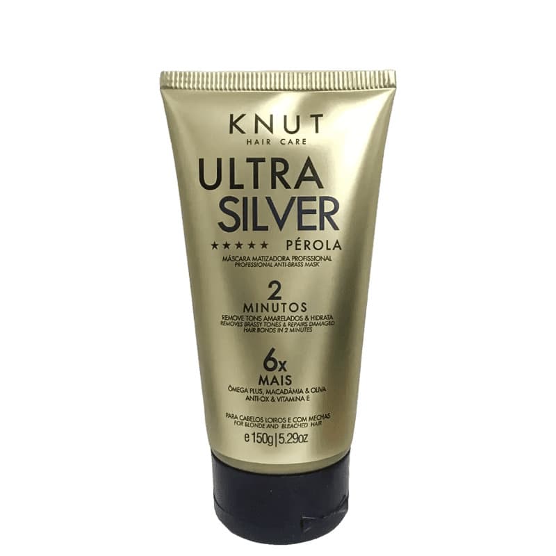 Máscara Matizadora Ultra Silver Pérola Knut 150g