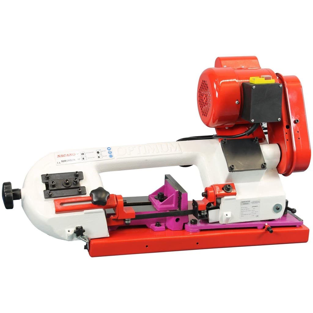 Máquina de serra de fita de bancada 90mm 3.12 Pol Monofásica 220v 60hz 400w 12cv - NMB402R