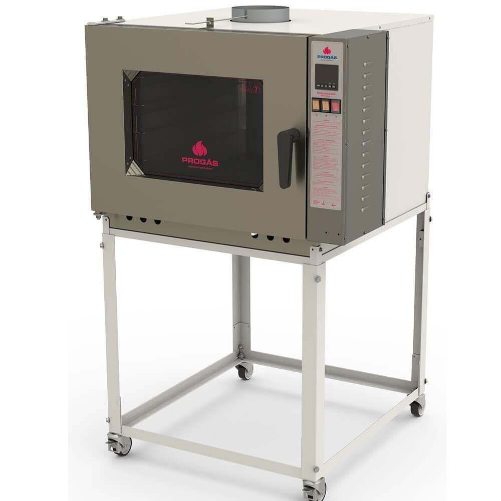 Forno Industrial Progás Turbo Elétrico PRP-5000NE New Eletric com Vapor para 5 Esteiras 220V P36882