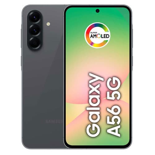 Smartphone Samsung Galaxy A56 128GB 8GB RAM 5G Preto com tela AMOLED e câmeras traseiras