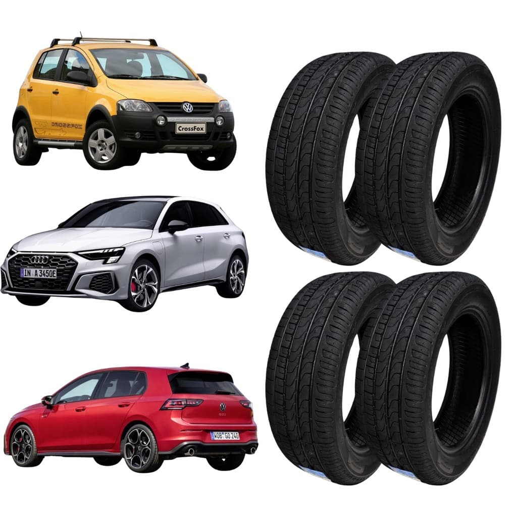 4 Pneus 205/60 R15 Argo Audi Strada CrossFox Saveiro Passat Golf Omega Aro 15