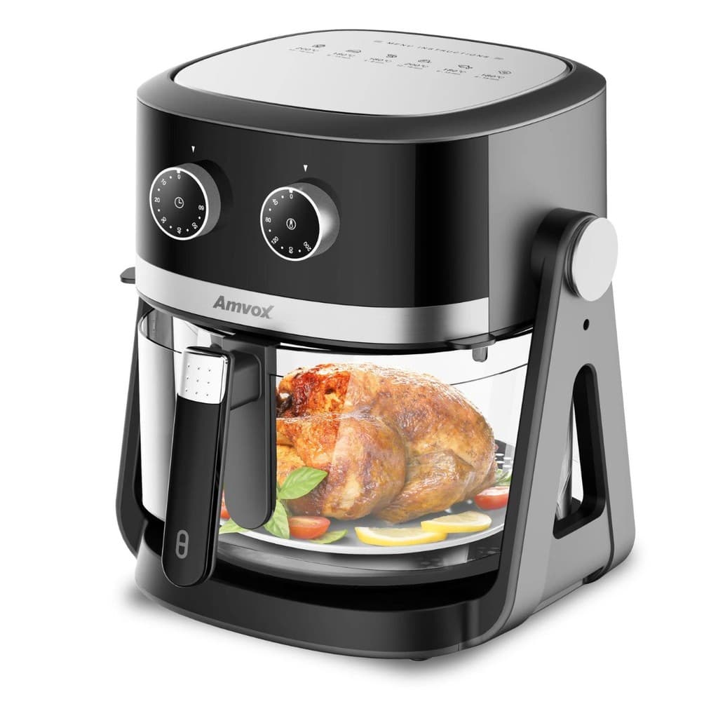 Air Fryer fritadeira elétrica Sem Óleo que vira fogão 5L Amvox ARF 1150 1500W 2 em 1