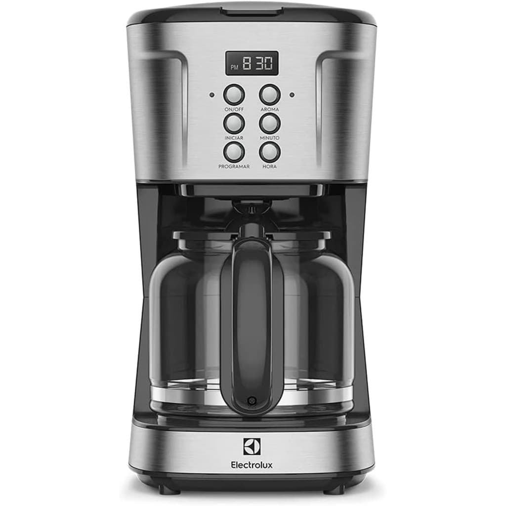 Cafeteira Elétrica Digital Electrolux ECM30 Inox 38 Xícaras 110V