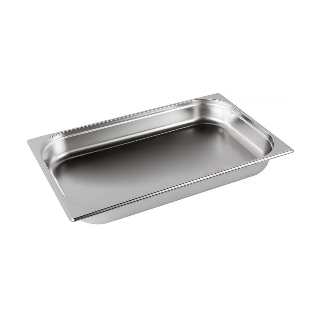 Cuba Gastronomica Gn 1/1x65mm 530x325mm Aço Inox E 0,7mm em aço inoxidável