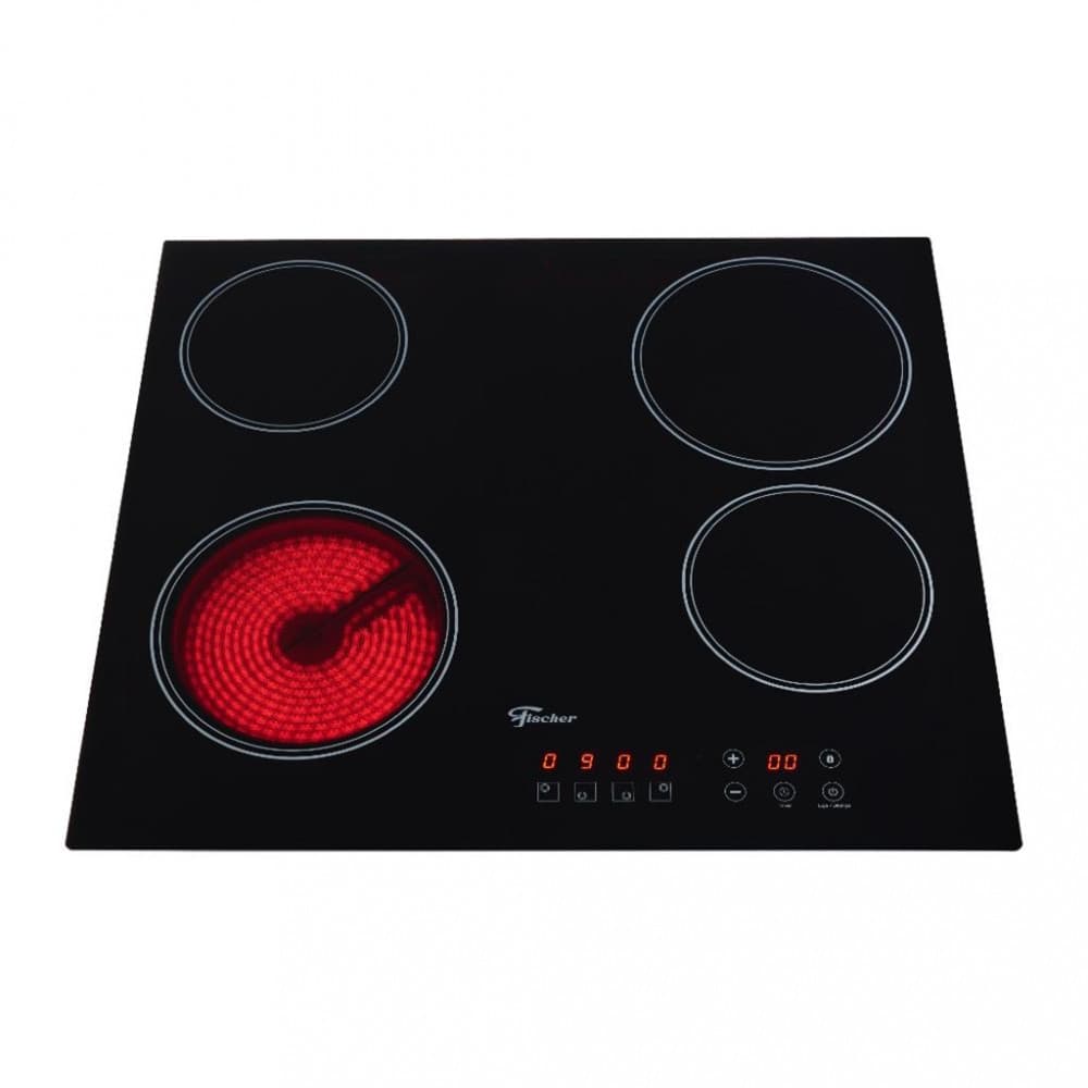 Cooktop Elétrico 4 Bocas Mesa Vitrocerâmica Touch Fischer