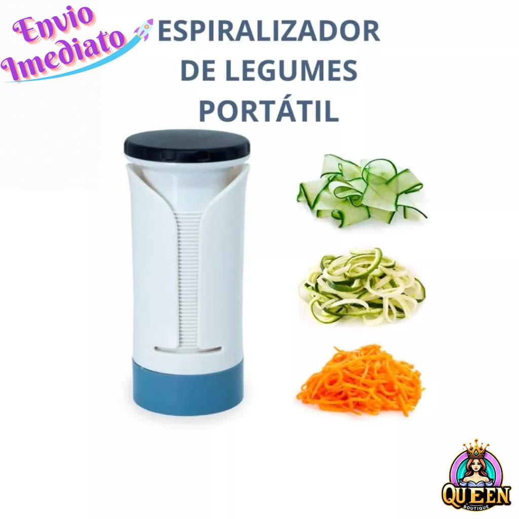 Espiralizador De Legumes Fatiador De Legumes Espiral Ideal Para Espaguete De Abobrinha Cenoura Oikos