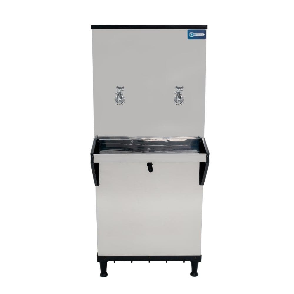 Bebedouro Industrial de Coluna Knox 50 Litros com Torneira Gelada e Natural em Inox