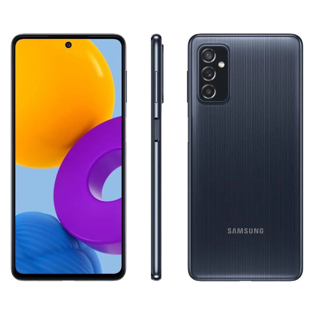 Samsung Galaxy M52 (5G) 128 GB Preto - Visão traseira