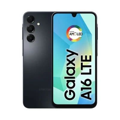 Smartphone Samsung Galaxy A16 4G Preto com Tela AMOLED 6.7