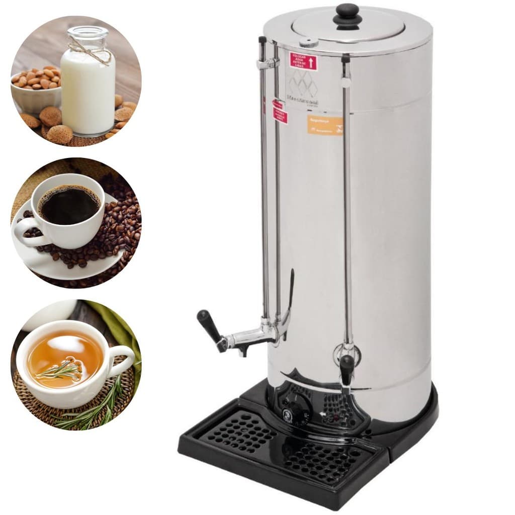 Cafeteira Master 8 Litros Máquina de Café Elétrica Marchesoni aço inoxidável