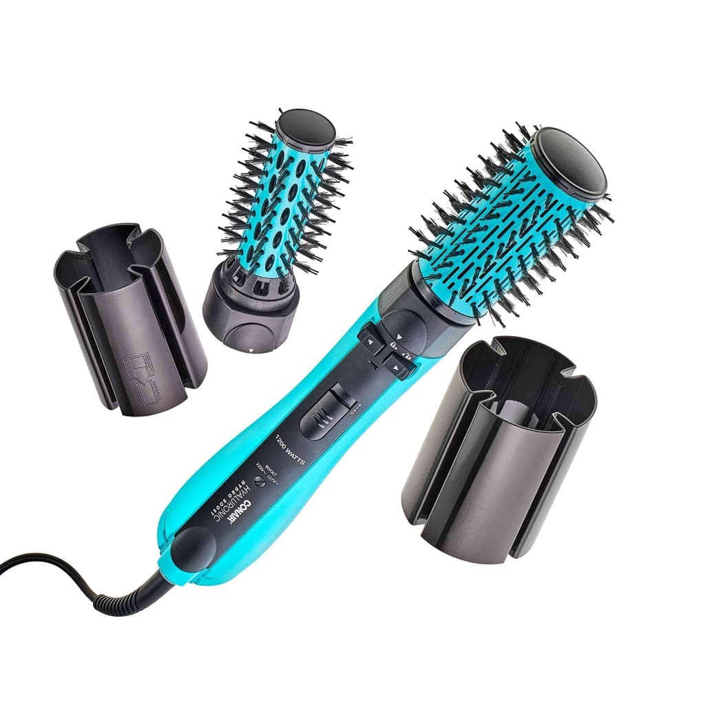 Escova Secadora e Alisadora Rotativa Rotating Hyaluronic Conair Bivolt