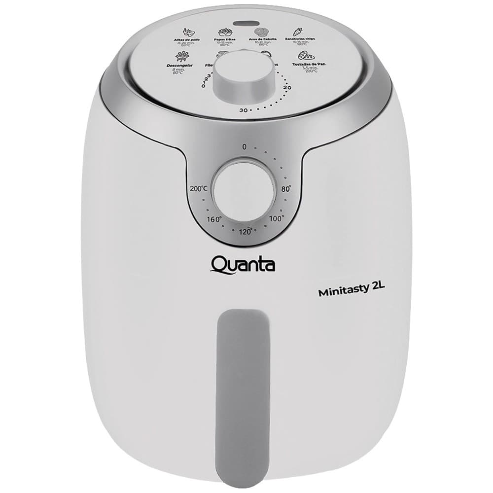 Fritadeira Eletrica Quanta QTAF230 Minitasty 2L 1000 Watts 220V/50-60HZ Branca