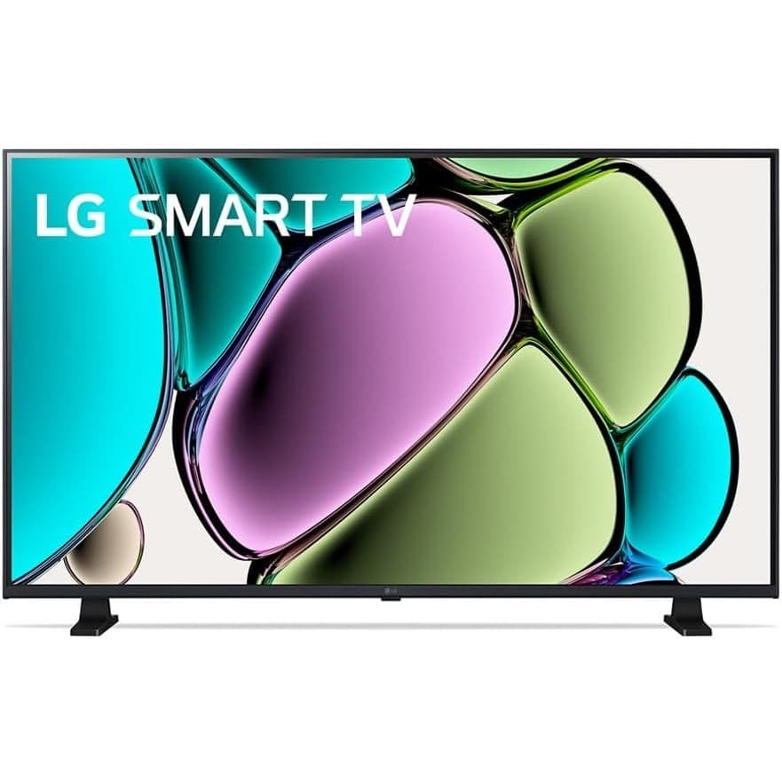 Smart TV LG 32 LED Alexa HDR ThinQ IA LR651CBSA, tela multicolorida, bordas finas, texto LG SMART TV