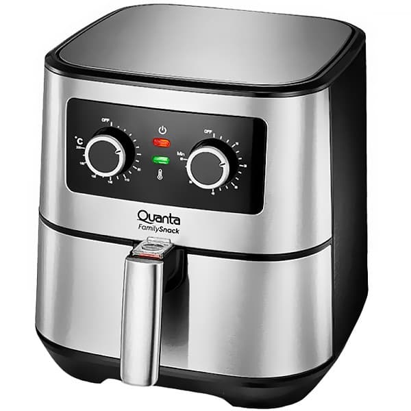 Fritadeira Elétrica Quanta QTAF500 1.700 Watts 127V ~ 60HZ - Preta/Prata