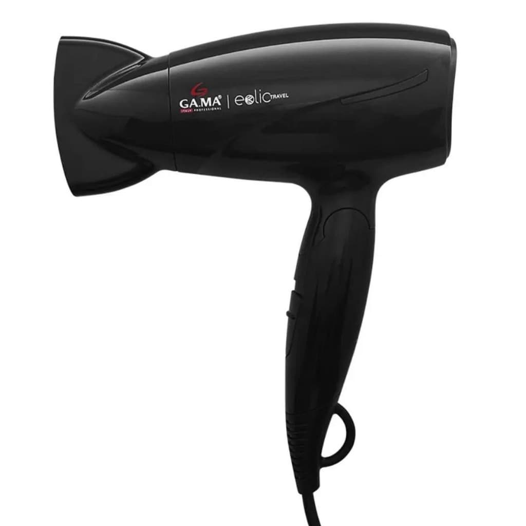 Secador de Cabelo GAMA Italy 2 Velocidades EOLIC TRAVEL Black Bivolt Manual