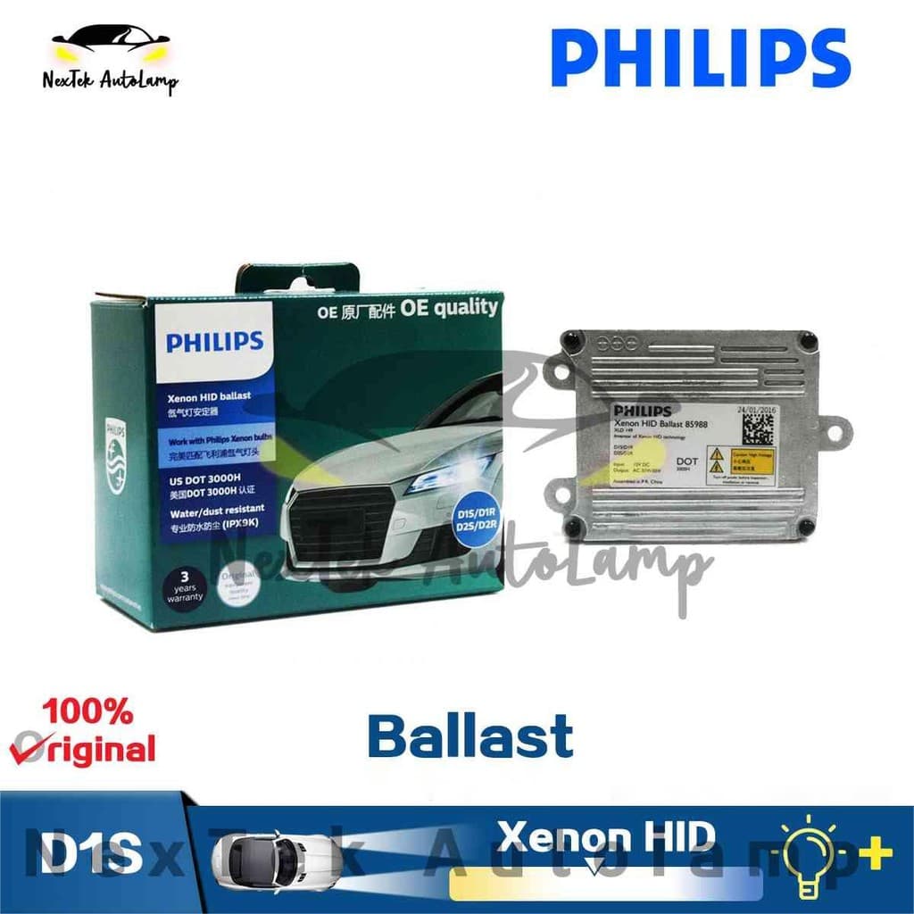 Philips Lastro Xenon E Módulo De Unidade De Controle Do KIT De Lâmpada HID 85988 D1S