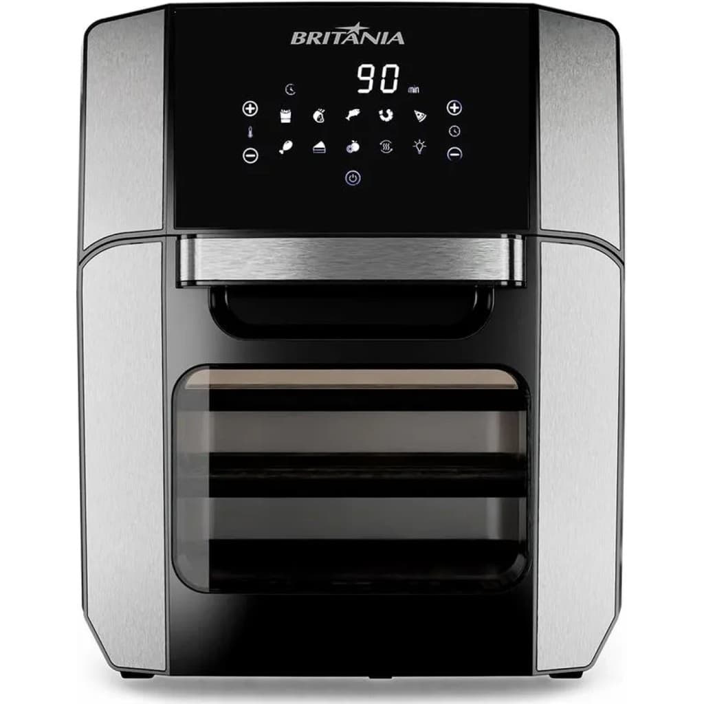 Fritadeira Air Fryer Britânia BFR2100P 12L 1800W 4 em 1