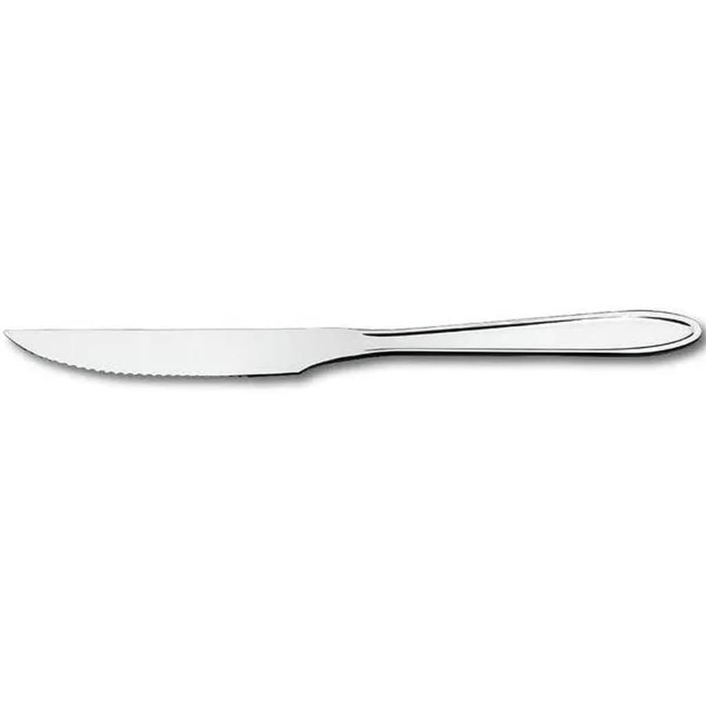 Faca de churrasco inox 21cm - Jogo 12 Facas de Churrasco Inox Lyon Brinox Mesa Cozinha