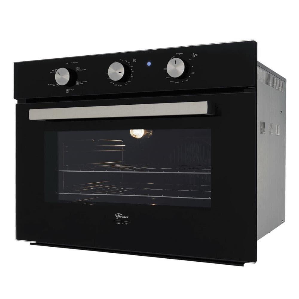 Forno Elétrico Fischer Infinity Embutir 50l Com Air Fryer 5 Funções Preto 127v