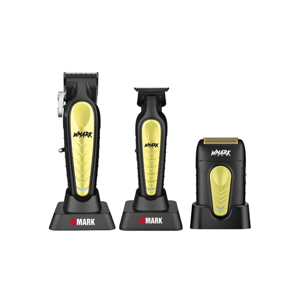 Maquina de Cortar Cabelo Prof.Wmark NG 138 + Acab.NG 338 + Shaver NG 938