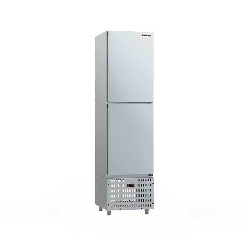 Mini câmara de refrigeração de 2 portas, 335l, inox, ar forçado, motor inferior, Refrimate 220V